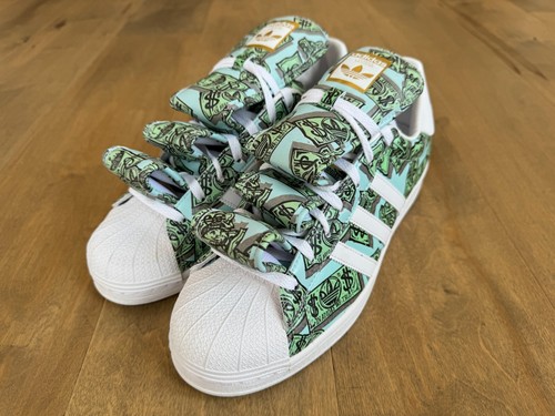 adidas HP6596 Originals Jeremy Scott Gelddruck Superstar Schuhe Herren Größe 11 - Bild 9 von 16