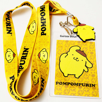 Sanrio Pompompurin Hello Kitty Mystery Lanyard with Charm New