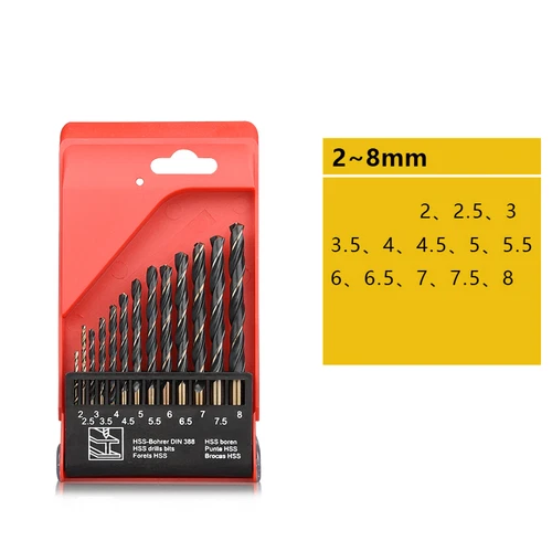 Broca espiral HSS de 0,5 mm-14 mm Broca de cobalto Broca de metal de acero inoxidable - Imagen 52 de 53