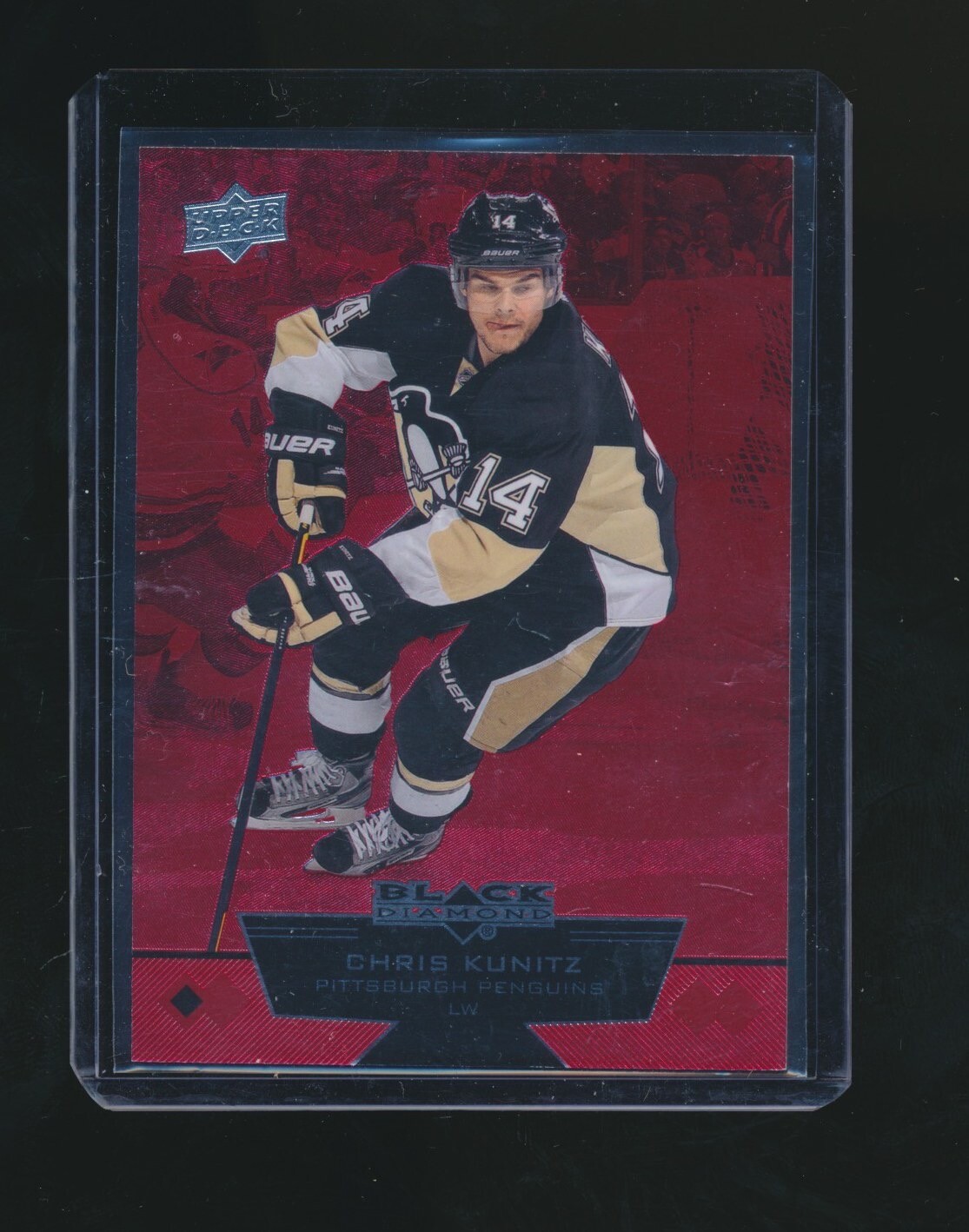 CHRIS KUNITZ 2012-13 UPPER DECK BLACK DIAMOND RUBY PARALLEL 025/100 #92