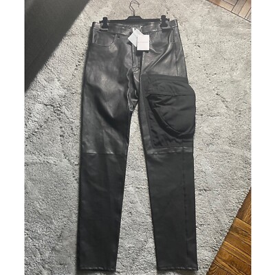 Givenchy Leather Cargo Pants (New) - Men - 52 Euro / 34 Givenchy Leather Cargo Pants (New) - Men - 52 Euro / 34