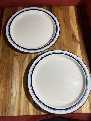 DANSK Bistro Christianshavn Blue Salad Plate(s) 8.7 ( Japan) Set of 2 MCM EUC