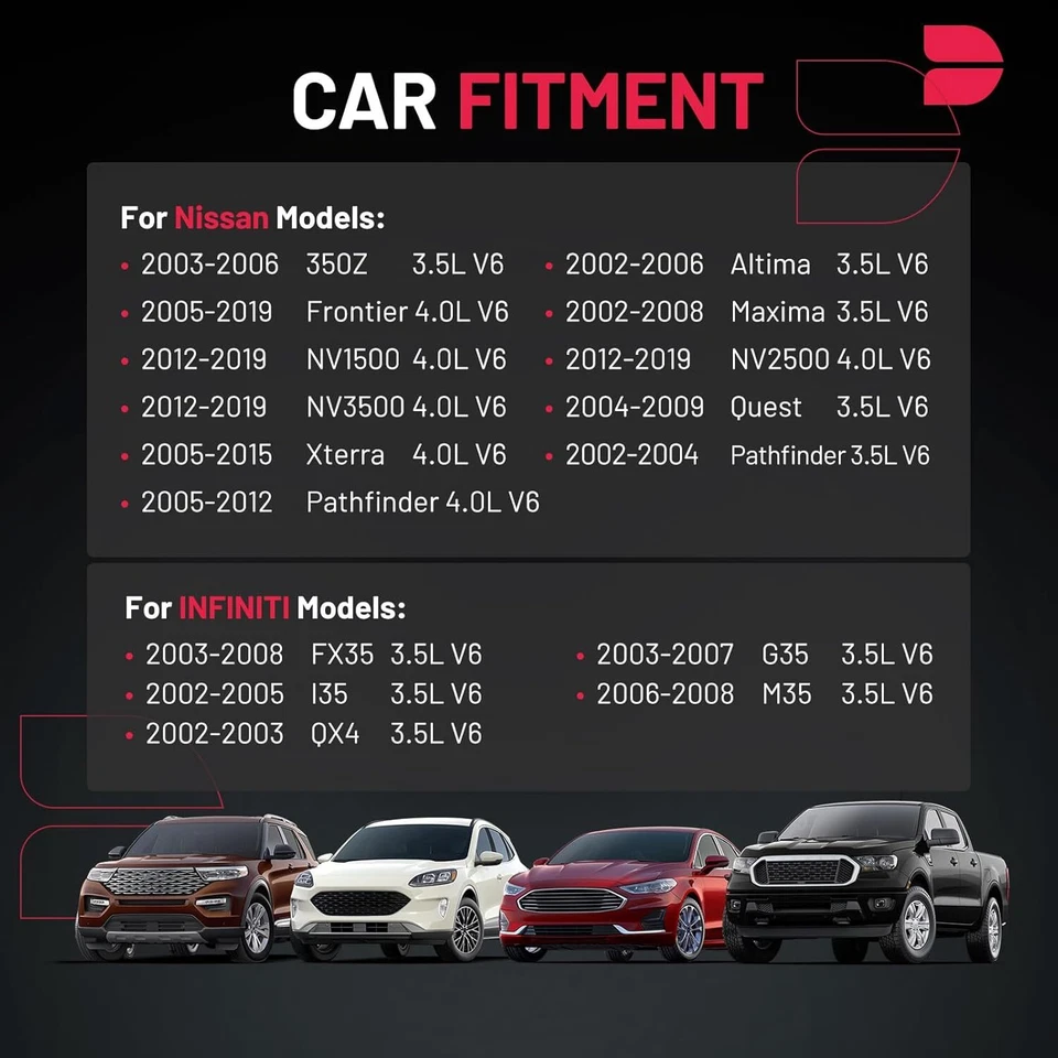 Paquete de 6 bobinas de encendido UF401 y bujías para Infiniti FX35 2003-2008 3,5 L V6 Foto 3 de 4