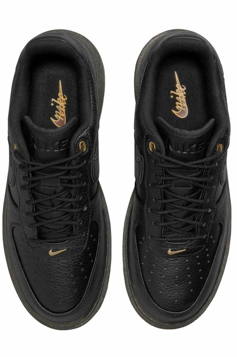 Nike ブラックスニーカー DB4109-001 Nike Air Force 1 Luxe Black Gum Winter Shoe DB4109-001 Mens