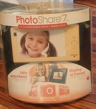 Photo Share 7xs 6.2" Portable Digital Album Display Frame New In Box