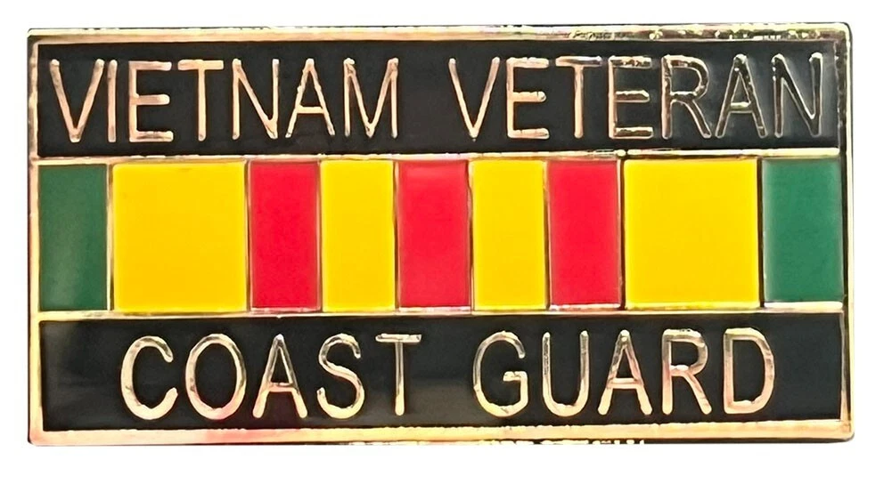 50 Pack Vietnam Veteran Coast Guard Motorcycle Hat Cap Lapel Pin M-805