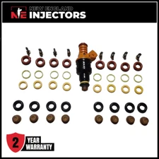 Ford F150 F250 1987-03 Fuel Injector Rebuild / Repair Kit O-Rings Filters V8