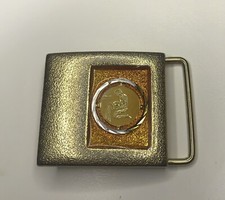 Vintage Aquarius Belt Buckle. Zodiac Hippie