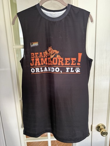 Bear Jamboree Orlando Tank Top Gay Bear Fetish Chub Daddy Size Medium Polyester - Bild 1 von 3