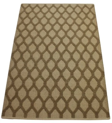 Tapis Naturel En Jute Tissé À La Main Écologique Dhurry 150X240 Cm Dhurrie - Photo 1/4