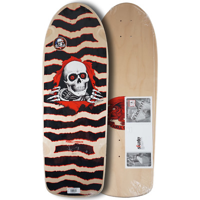 Powell Peralta OG Ripper 10'' Natural / UV Clear Shape 265 SP0 Discontinued Deck