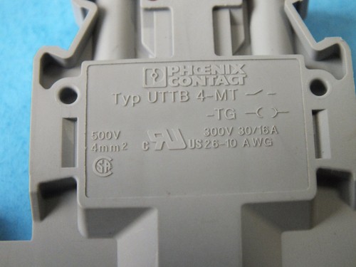 Lot of 17 pcs PHOENIX CONTACT UTTB4-MT (Komp Terminal block - Picture 3 of 4