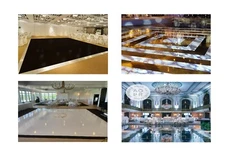 Wedding Dance Party Cover Vinyl Wrap Removable Decal Sticker (Choose Floor Size)