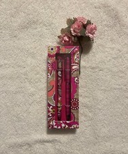 Vera Bradley Paisley Meets Plaid Pen  Pencil Set NWT