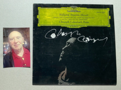 CHRISTOPH ESCHENBACH In-person signed Vinyl/LP 12'' Autogramm+Foto Sonderpreis