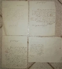 RR687-RISORGIMENTO-4 Lettres Manuscrits De Gaetano Tibaldi A Antonio Silvani