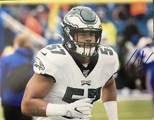 TJ Edwards signed Philadelphia Eagles 11x14 photo autographed NFL
