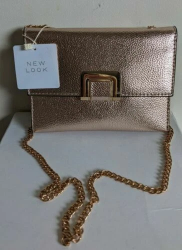 New Look Shoulder Bag Gold Bags & Handbags for Women