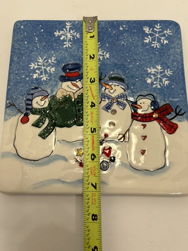 St. Nicholas Square Button Up Hot Plate Trivet Christmas Seasonal - Picture 3 of 6