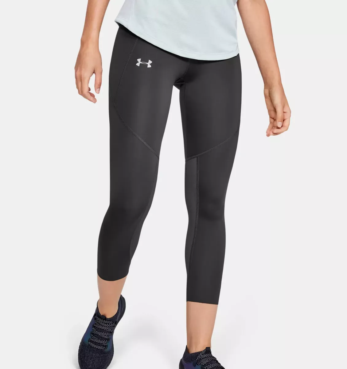 UNDER ARMOUR Women's UA Speed Pocket Ankle Compression Crop Leggings NWT  SMALL