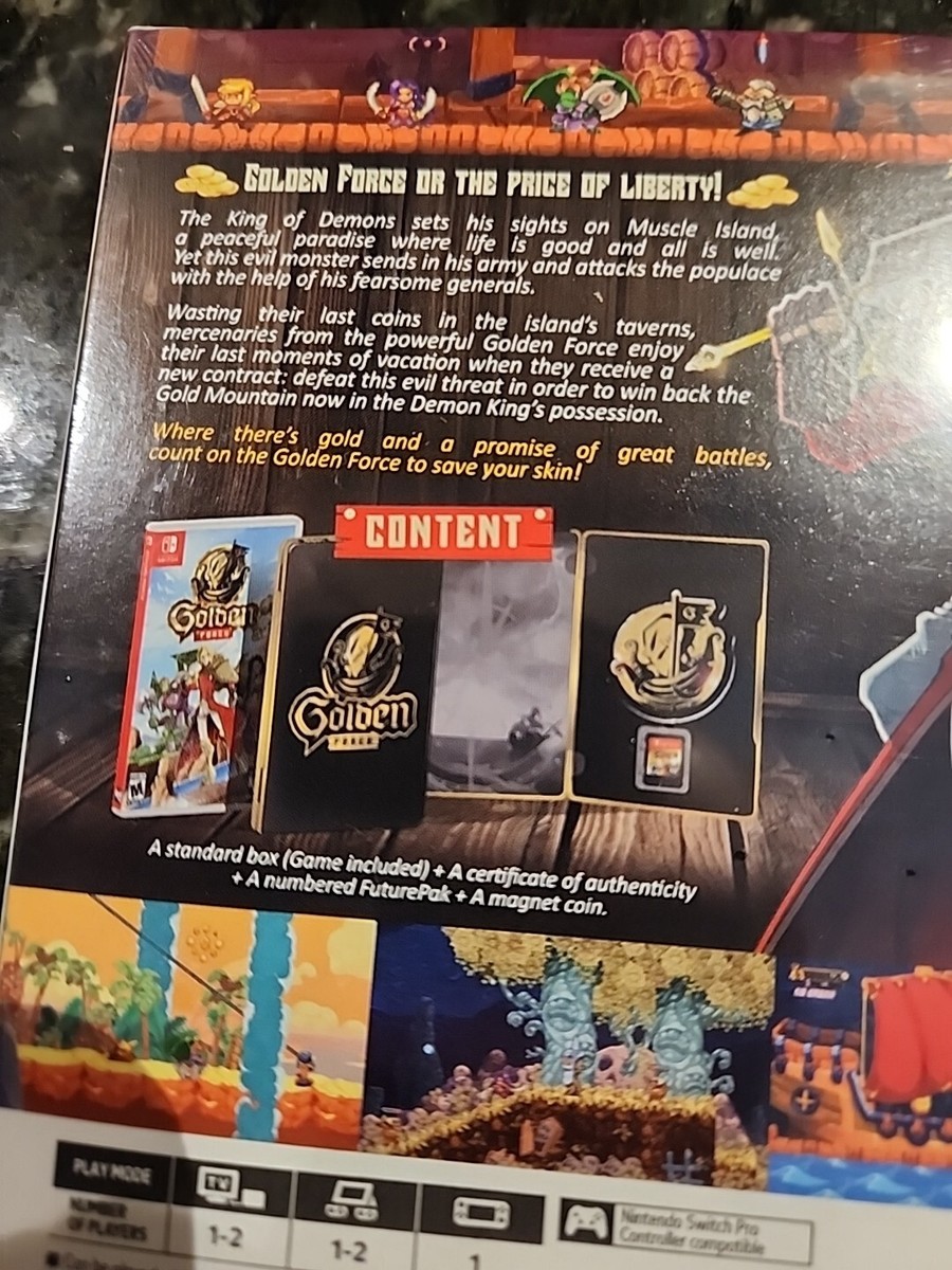 Golden Force Limited Edition for Nintendo Switch *NEW SEALED