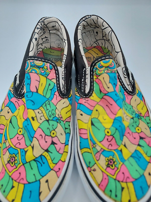 Vans Joel Tudor 2007 Slip On Rainbow RARE‎ Unisex Size Mens 12 Vans Joel Tudor 2007 Slip On Rainbow RARE Unisex Size Women  main image 4