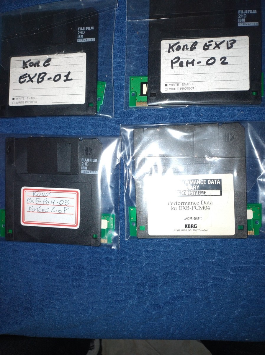 KORG 4 SCHEDE EXB-PCM-01/02/03/04 X TRITON CLASSIC/KARMA ECC. | eBay