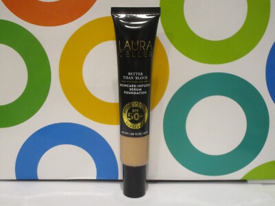 LAURA GELLER ~ BETTER THAN BLOCK SKINCARE SERUM FOUNDATION ~ MEDIUM ~ 1.48 OZ