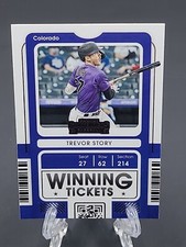 2021 Trevor Story Panini Contenders Winning Tickets Insert #WT-TS