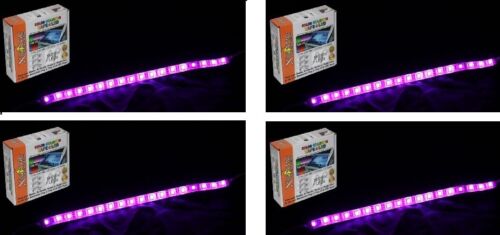 Kit 4 Strisce Nastro 4X, X-Static 12" Pollici Effetto LED Rosso,Blu,Verde - Foto 2 di 24