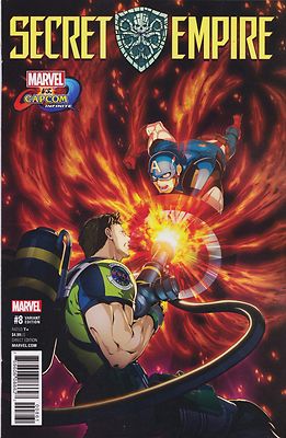 SECRET EMPIRE (2017) #8 (of 9) MARVEL Vs. CAPCOM Keisuke Mizuno VARIANT Cover