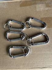Lot Of 5 - World Pickleball Tour Carabiners - Silver