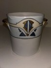 J & C Louise Bavaria Signed V.S. Thompson condensed milk container Green & Gold — photo 1
