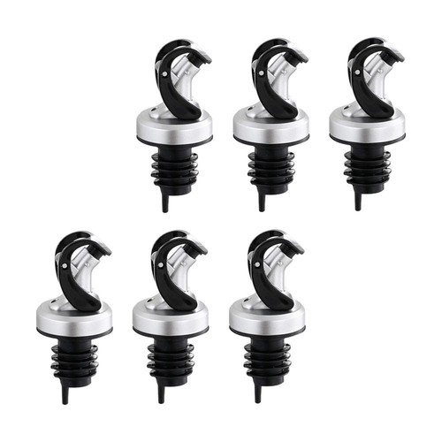 6 Pcs Olive Oil Nozzle Liquid Dispenser Automatic Bottle Cap Practical Spouts - Imagen 3 de 12