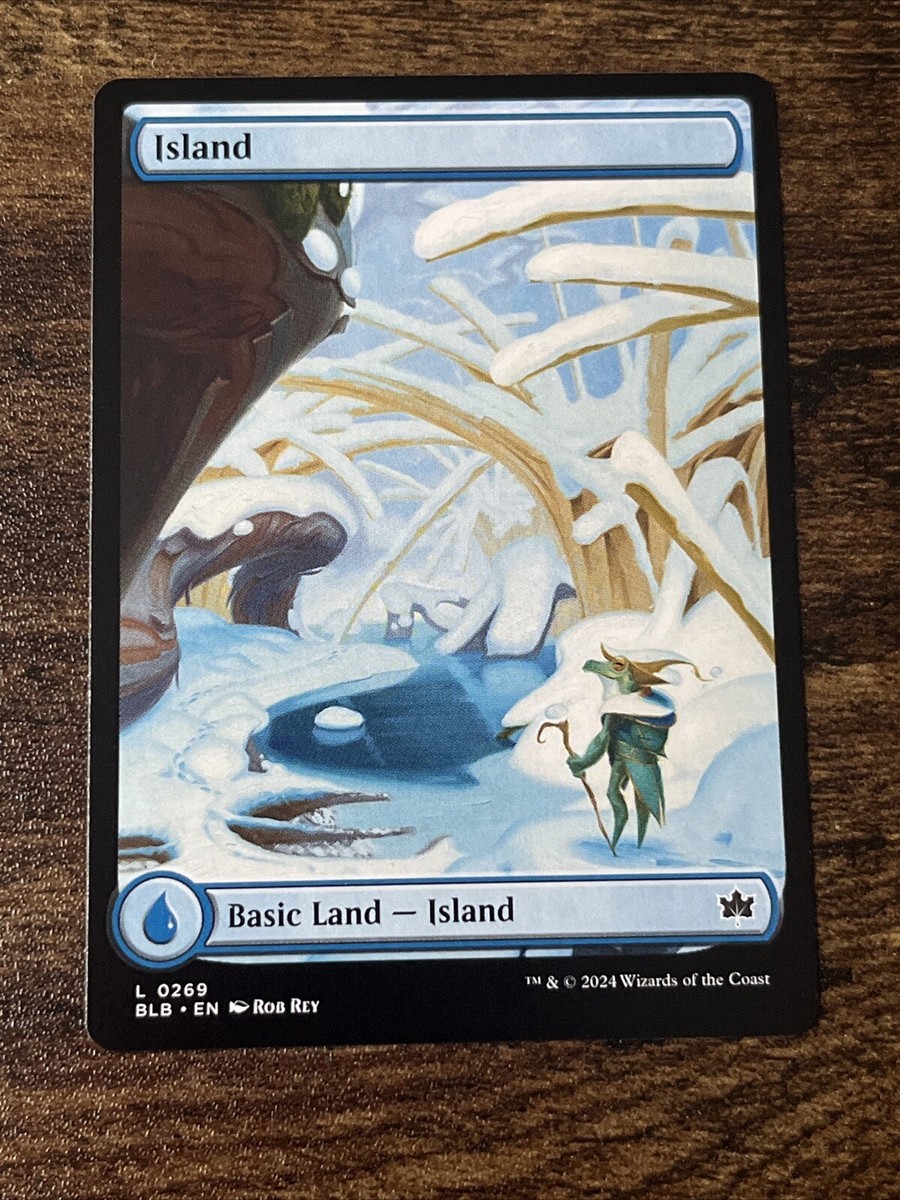 mtg island card Island (Double Masters) (Foil) – Noah Bradley