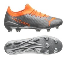 PUMA ULTRA 2.4 FG AG SOCCER CLEATS SHOES DIAMOND SILVER 106698-01 MENS SIZE 13