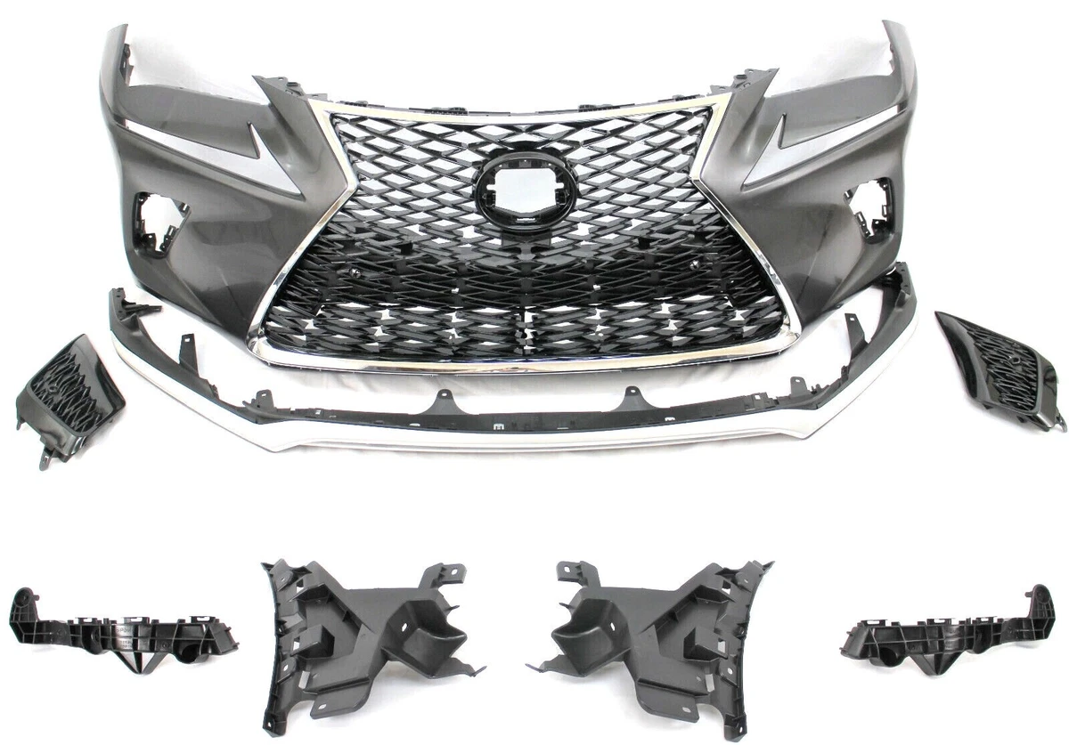 front bumper cover center grille valance 17pc fits 2018 -2021 NX  