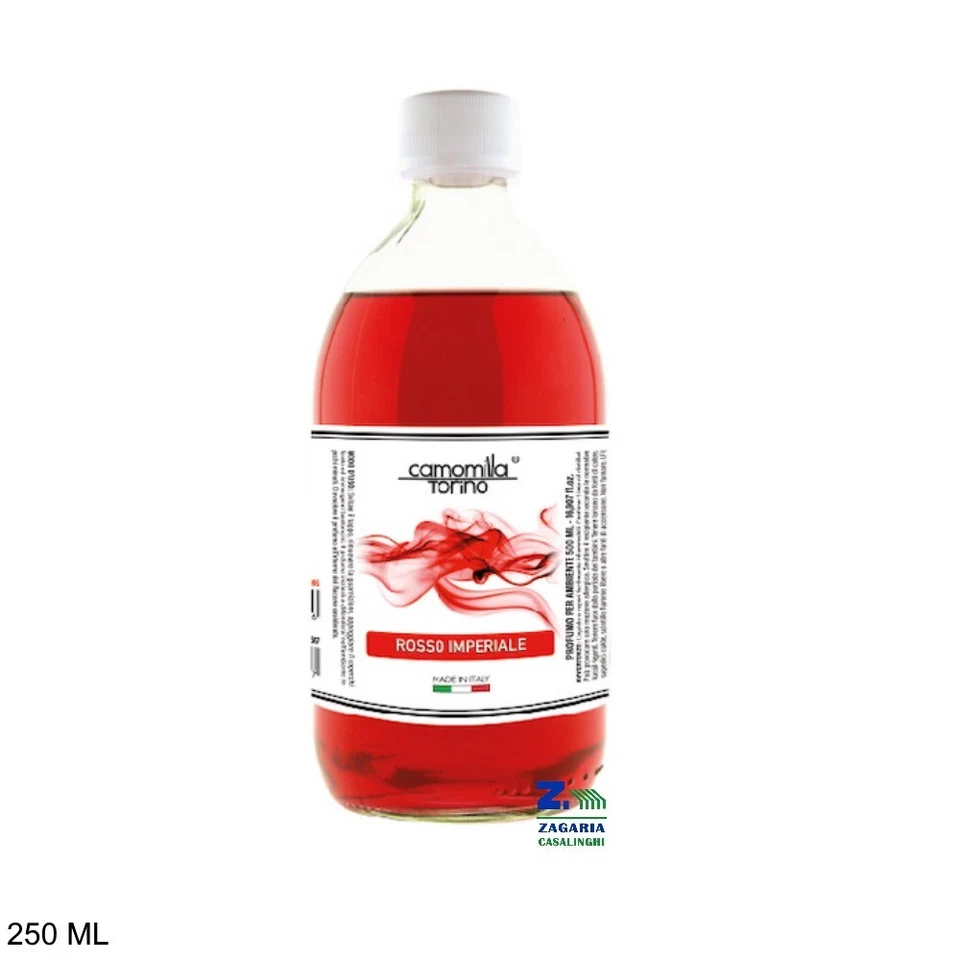 CAMOMILLA TORINO RICARICA PER DIFFUSORE CON BASTONCINI X AMBIENTE FRAGRANZA ROSSO IMPERIALE 250ML
