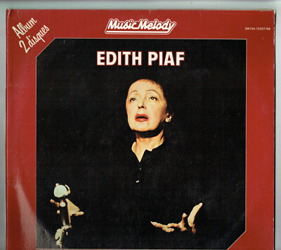 2 x 33T Edith PIAF Discs LP 12'' Enr. Original LA FOULE -MON MANEGE ..-MUSIC M
