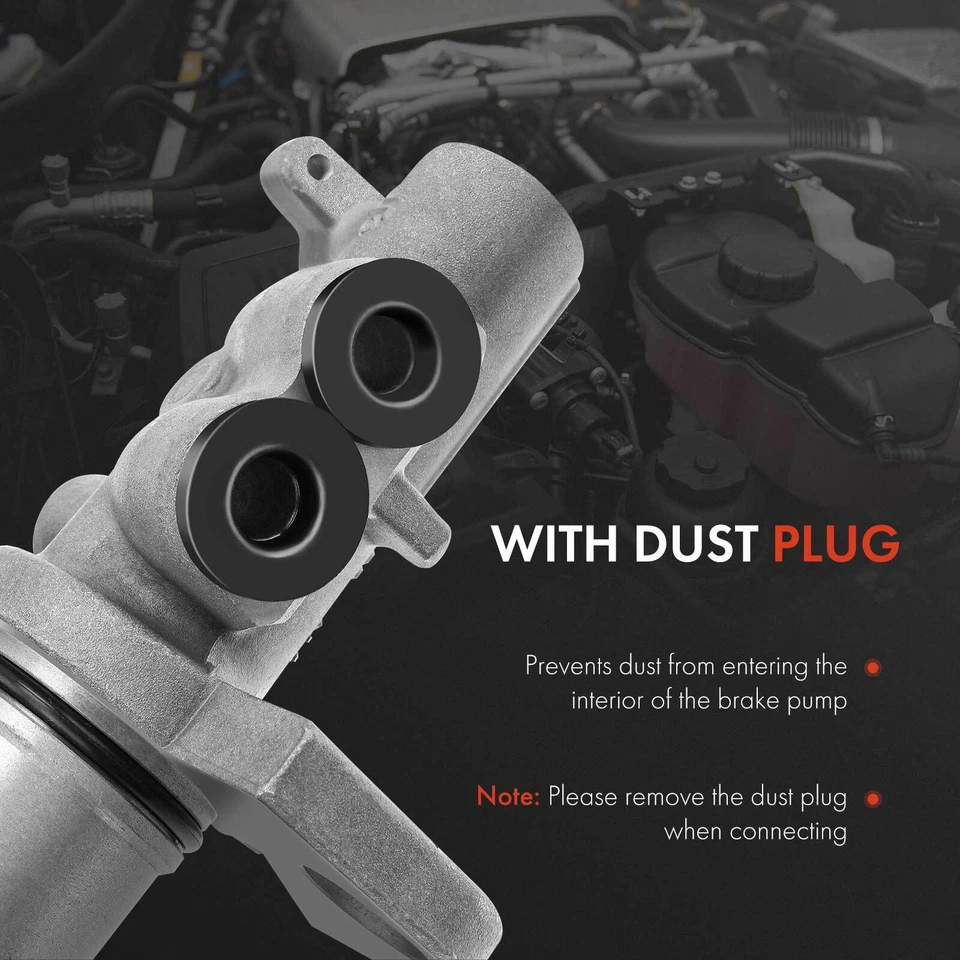 Cilindro maestro de freno para Volkswagen Cabriolet 85-90 Golf Jetta Rabbit Scirocco Foto 3 de 4