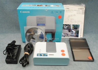 CANON SELPHY CP510 tinte transferencia 4X6 impresora personal-no se secaron  Tinta! (#1) | eBay