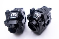 CR Black Differential housing Front Rear fit Traxxas Slash Rustler 4x4 4WD
