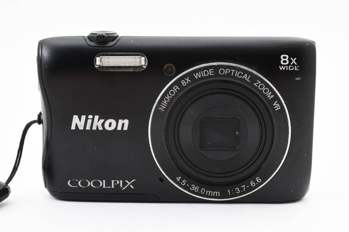 NIKON COOLPIX S3700 Black 20.1MP Compact Digital Camera from NIKON COOLPIX S3700 Black 20.1MP Compact Digital Camera from