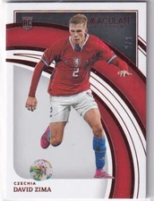 Panini Immaculate FIFA 2022-23 No. 66 David Zima Rookie Ruby 2/8