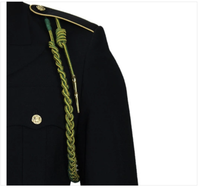 GENUINE U.S. ARMY FOURRAGERE (LANYARD): FRENCH WWII - GREEN AND GOLD WITH POLISH | eBay GENUINE U.S. ARMY FOURRAGERE (LANYARD): FRENCH WWII - GREEN AND GOLD WITH POLISH | eBay