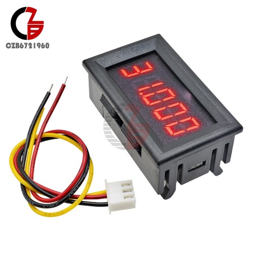 3-Draht 5 Ziffern 0,36 Zoll DC 0-33.000V rot LED Digital Voltmeter Spannungsmesser Panel - Bild 3 von 8