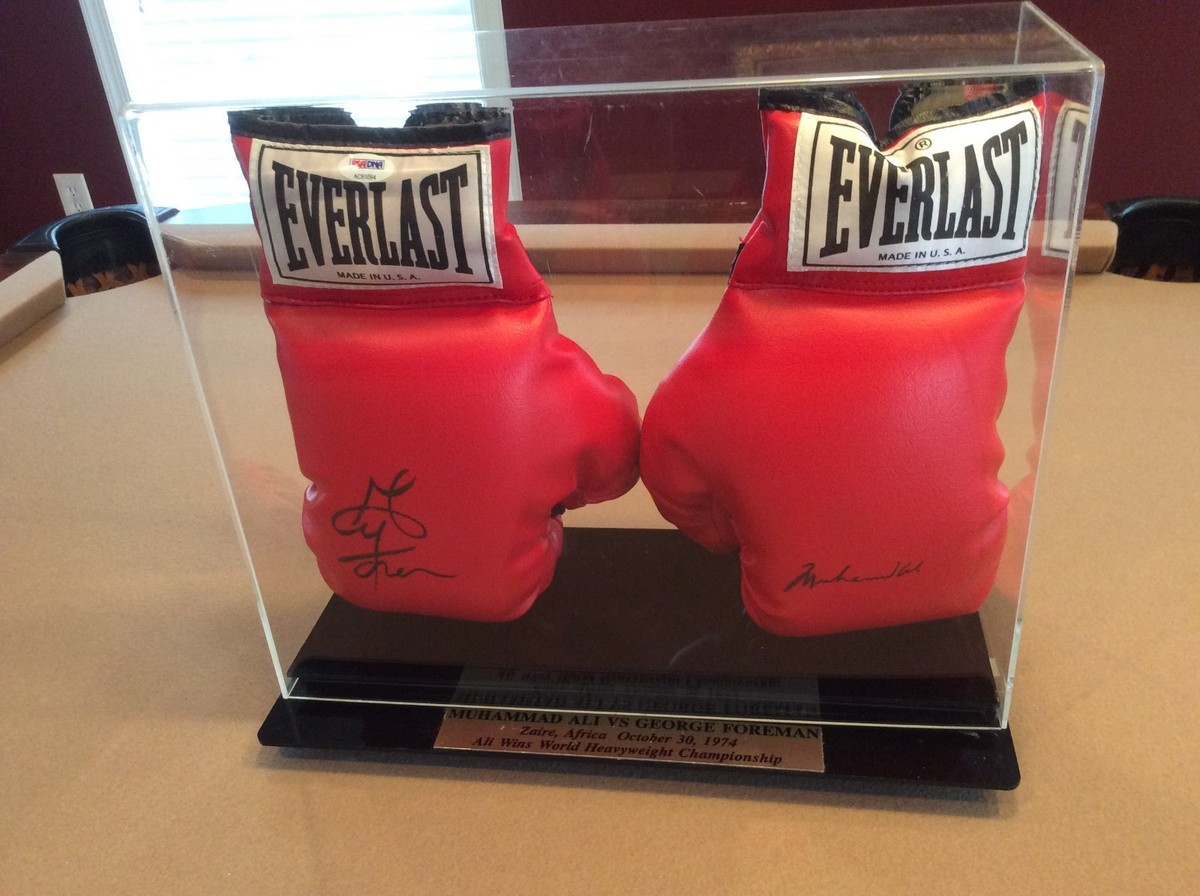 Muhammad Ali George Foreman Rumble in the Jungle Signed
