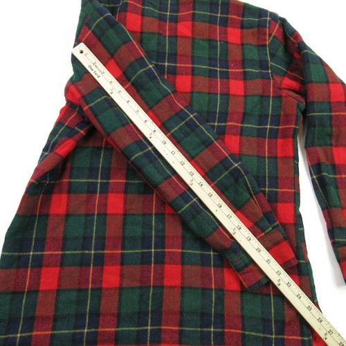 Woodland Shirt Mens Medium Long Sleeve Plaid Casual Button Front Lined - Picture 8 of 11