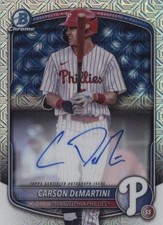 2025 Bowman - Chrome Prospect Mega Box Autographs Carson DeMartini #BMA-CD (A...