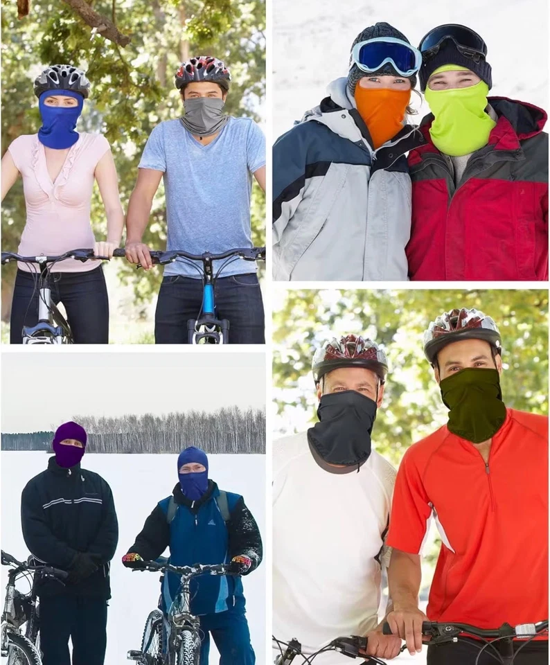 Máscara Capucha Lycra Multi Posición para Casco de Moto Esquí Bicicleta Etc Foto 2 de 4